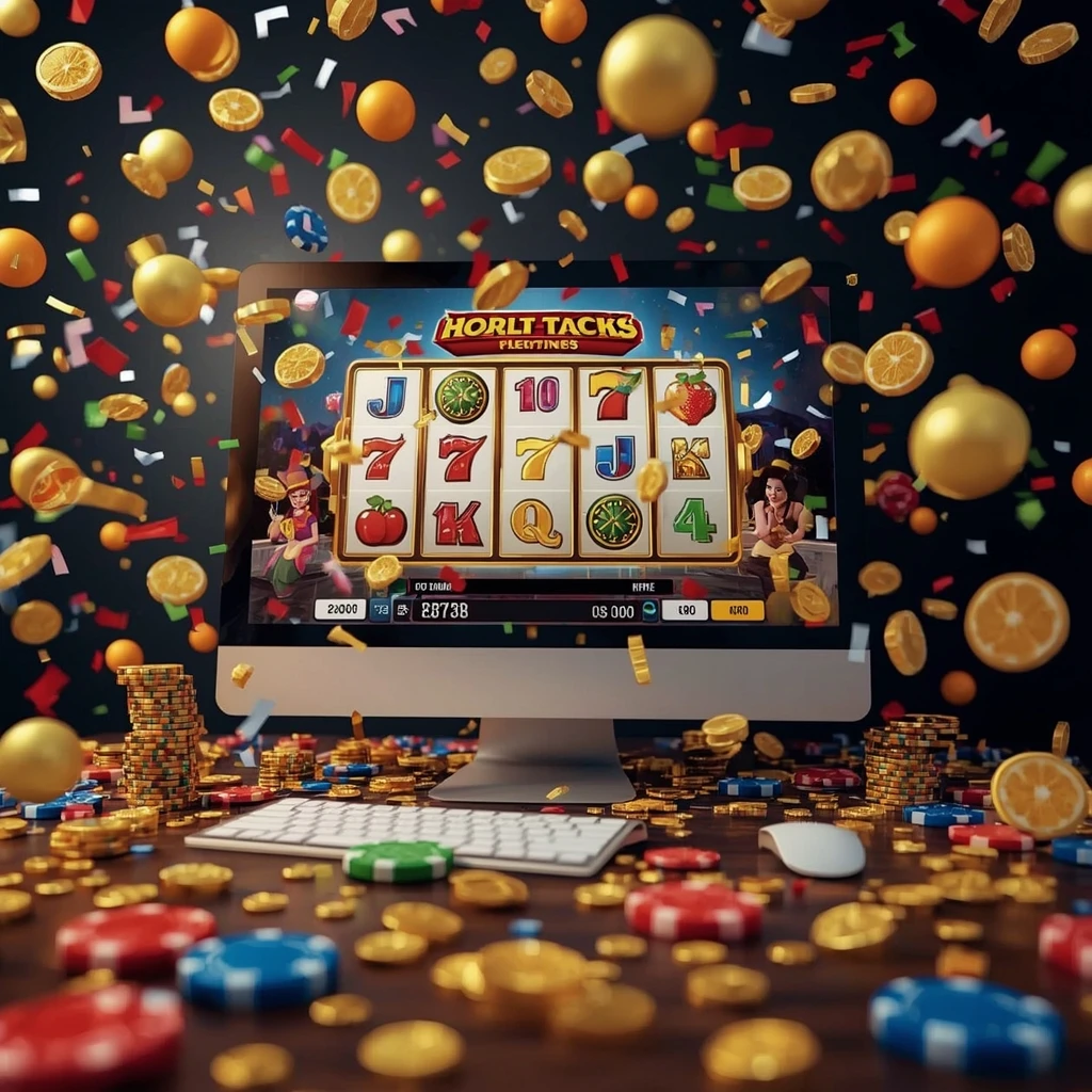 slot machines on the monitor GURU BET247 CASINO